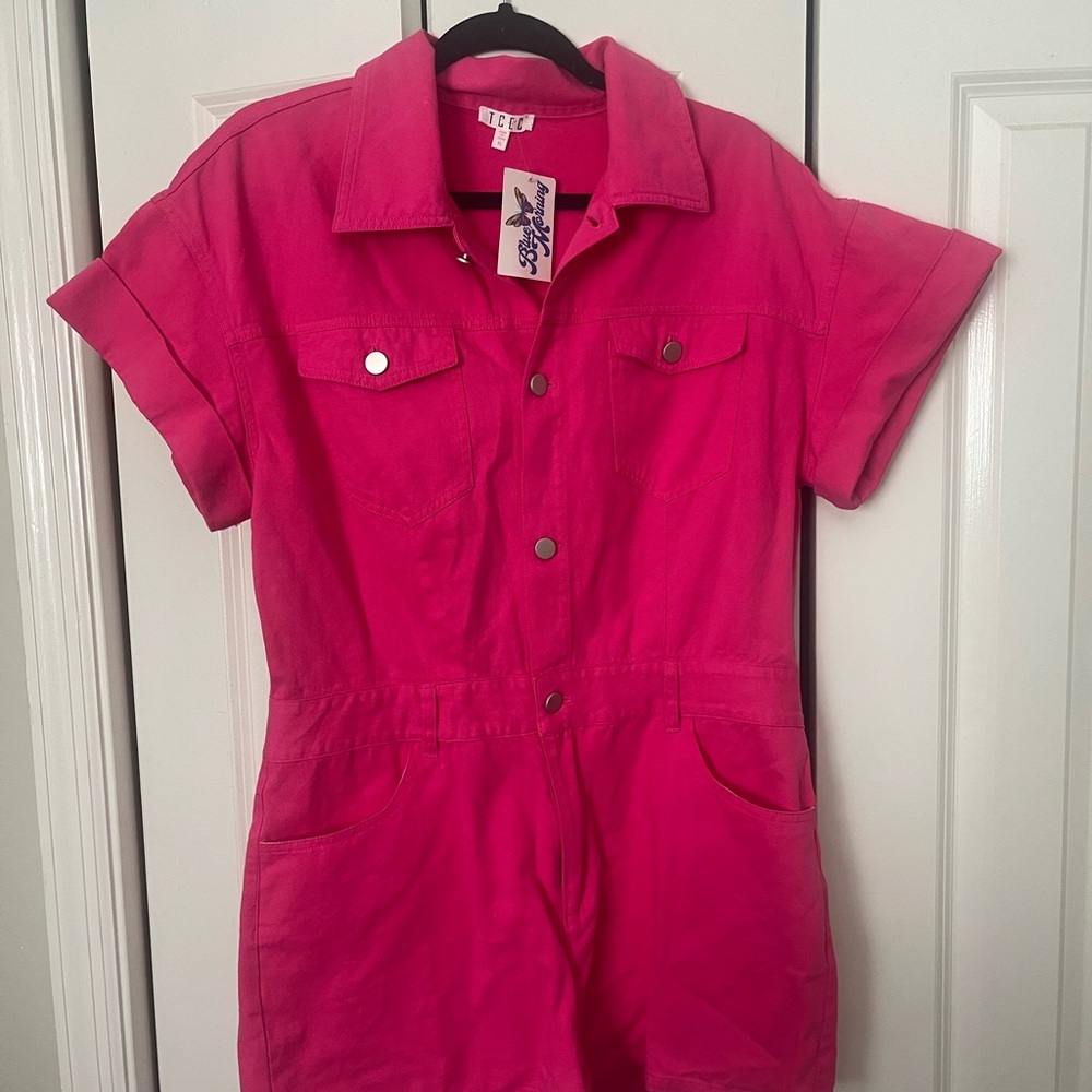 NWT Hot Pink Romper